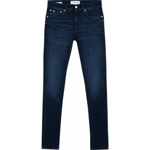 Džíny Calvin Klein Jeans modrá / černá / bílá