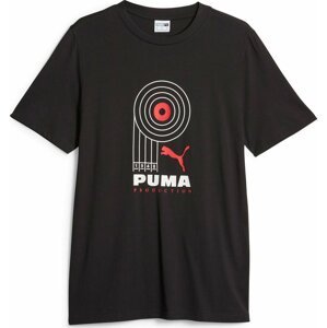 Tričko Puma červená / černá / bílá
