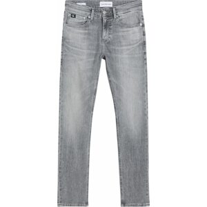 Džíny Calvin Klein Jeans šedá / černá