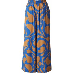 Kalhoty 'DELPHI' PULZ Jeans královská modrá / karamelová