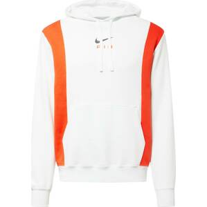 Mikina Nike Sportswear oranžová / černá / bílá