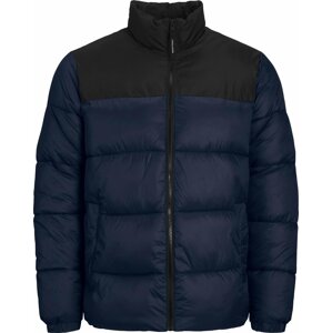 Zimní bunda 'Toby' Jack & Jones Plus námořnická modř / černá