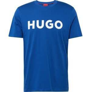 Tričko 'Dulivio' HUGO modrá / bílá