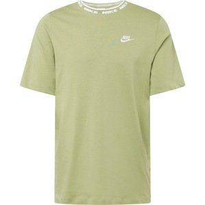 Tričko Nike Sportswear rákos / bílá