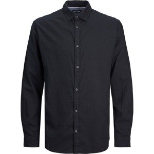 Košile 'Gingham' Jack & Jones Plus černá