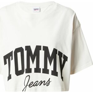 Tričko Tommy Jeans noční modrá / červená / černá / bílá