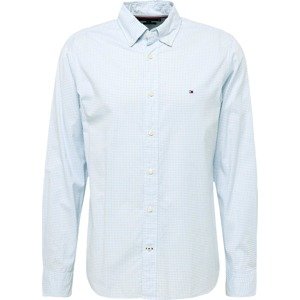Košile Tommy Hilfiger pastelová modrá / offwhite