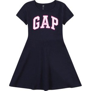 Šaty GAP námořnická modř / pink / bílá