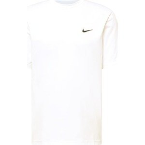 Funkční tričko 'HYVERSE' Nike černá / bílá