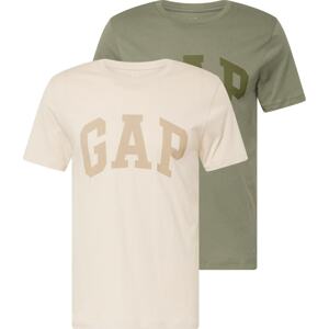 Tričko GAP krémová / světle béžová / olivová / tmavě zelená