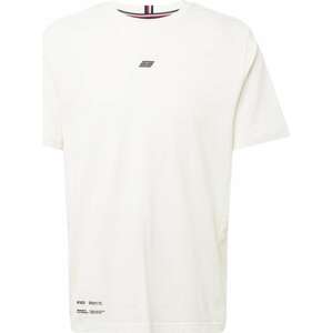 Funkční tričko 'Essential' Tommy Hilfiger černá / bílá
