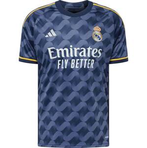 Trikot 'Real Madrid 23/24' adidas performance marine modrá / námořnická modř / žlutá / bílá