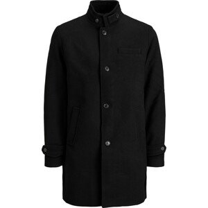 Přechodný kabát 'MELTON' Jack & Jones Plus černá