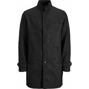 Přechodný kabát 'Melton' Jack & Jones Plus tmavě šedá