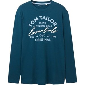 Tričko Tom Tailor světlemodrá / petrolejová / bílá