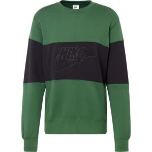 Mikina Nike Sportswear zelená / černá