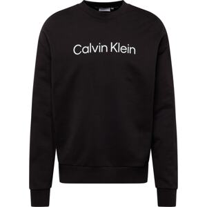 Mikina 'HERO' Calvin Klein černá / bílá