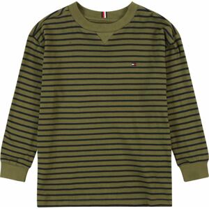 Tričko Tommy Hilfiger námořnická modř / olivová / červená / bílá