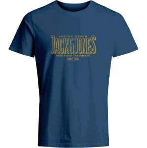 Tričko 'BLUHENRY' jack & jones noční modrá / žlutá