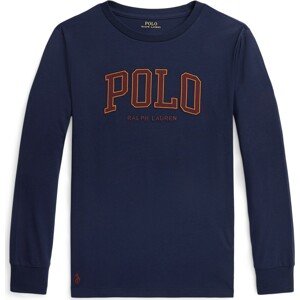 Tričko Polo Ralph Lauren námořnická modř / tmavě oranžová / burgundská červeň