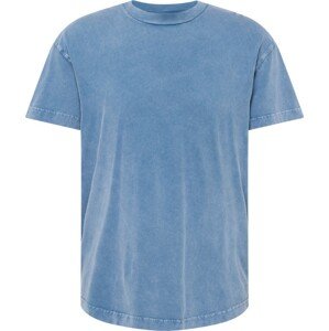 Tričko Abercrombie & Fitch kouřově modrá