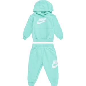 Joggingová souprava Nike Sportswear aqua modrá / bílá