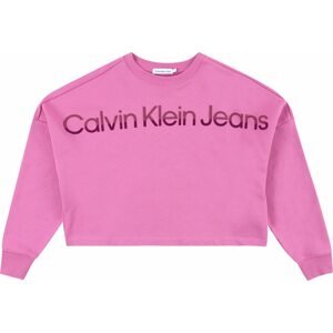 Mikina 'HERO' Calvin Klein Jeans orchidej / bobule