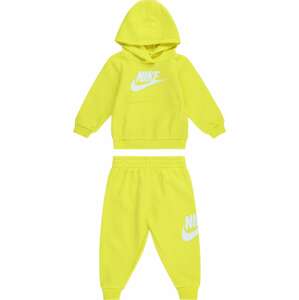 Joggingová souprava Nike Sportswear světle žlutá / offwhite