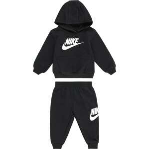 Joggingová souprava Nike Sportswear černá / bílá