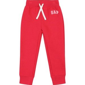 Kalhoty GAP světle růžová / červená / offwhite