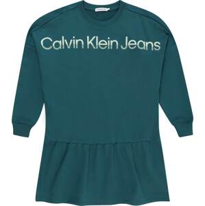 Šaty 'HERO' Calvin Klein Jeans petrolejová / jablko / pastelově zelená