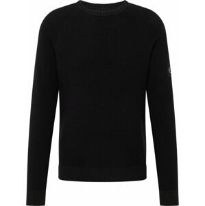 Svetr Calvin Klein Jeans černá / bílá