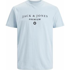 Tričko 'MASON' jack & jones pastelová modrá / černá