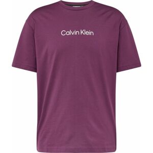 Tričko Calvin Klein ostružinová / bílá
