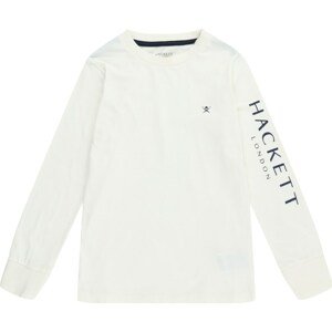 Tričko Hackett London námořnická modř / barva bílé vlny