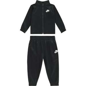 Joggingová souprava Nike Sportswear černá / bílá