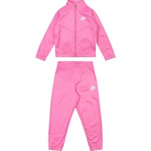 Joggingová souprava Nike Sportswear světle růžová / bílá