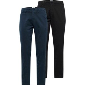 Chino kalhoty 'STACE HARLOW' jack & jones marine modrá / černá