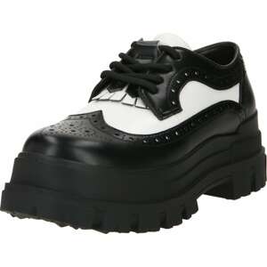 Šněrovací boty 'ASPHA' Buffalo černá / bílá