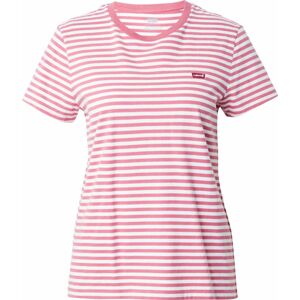 Tričko 'PERFECT' Levis pink / bílá