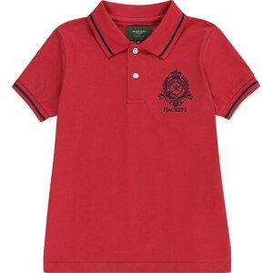 Tričko Hackett London námořnická modř / tmavě červená