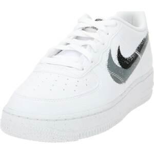 Tenisky 'Air Force 1' Nike Sportswear šedá / černá / bílá
