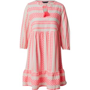 Košilové šaty Marks & Spencer světle růžová / bílá