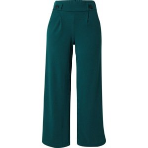 Kalhoty se sklady v pase 'GEGGO' JDY tmavě zelená