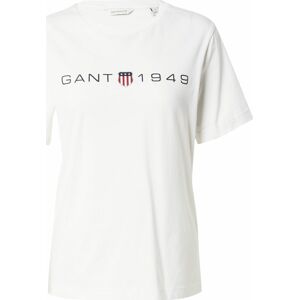 Tričko Gant námořnická modř / světle šedá / červená / bílá