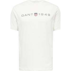 Tričko Gant námořnická modř / červená / přírodní bílá