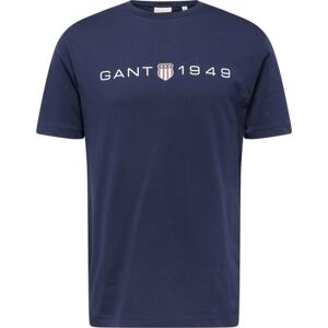 Tričko Gant námořnická modř / červená / bílá