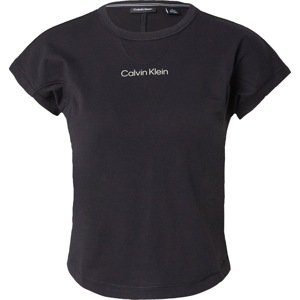 Funkční tričko 'HYBRID' Calvin Klein Sport černá / bílá