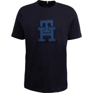 Tričko Tommy Hilfiger modrá / noční modrá