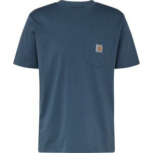 Tričko Carhartt WIP šedá / oranžová / stříbrná